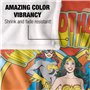 LOGOVISION Justice League Couverture Douce au Toucher Soyeux 152 x 127 cm