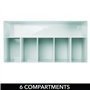 mDesign rangement cosmétiques pour lavabos ou table de maquillage – panier de salle de bain en plastique sans BPA pour maquillag