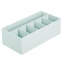 mDesign rangement cosmétiques pour lavabos ou table de maquillage – panier de salle de bain en plastique sans BPA pour maquillag