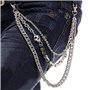 Zoylink Chaîne De Pantalon Jean Portefeuille ChaîNe De Pantalons Gothiques Punk Gothiques Mode Pour Hommes