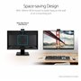 ASUS BE24EQK Moniteur Professionnel 23,8" avec IPS Full HD 1080p, Soin des Yeux, DisplayPort HDMI, sans Cadre, Webcam 2 MP régla