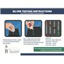 GTE Kit d'évaluation de bijoux en or et argent 10 K 14 K 18 K 22 K 24 K platine palladium Test métaux précieux 999 925