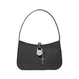 Michael Kors Lyra Pochette Logo Signature Noir PVC