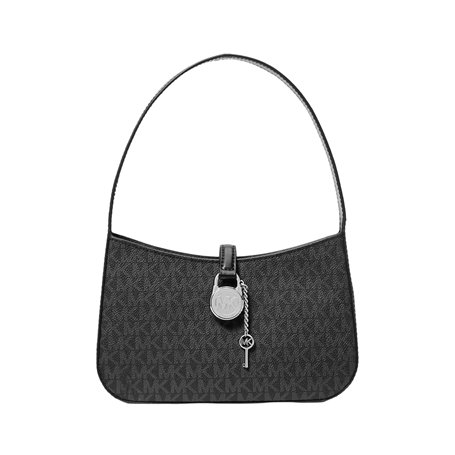 Michael Kors Lyra Pochette Logo Signature Noir PVC