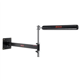VEVOR Support Mural Boxe Spinning Bar Réglable Punching Spinning Bar Boxe Speed Trainer avec Gants Black Reflex Boxe Équipement
