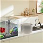VEVOR Aspirateur à Gravier pour Aquarium, avec Tuyau en PVC de 9,1 m, Nettoyeur de Gravier à Siphon pour Aquarium, 3 Types d'ada