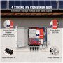 boîte de combinaison solaire avec fusible de courant nominal 10 A