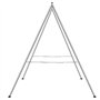 VEVOR Balançoire Yoga Inversion, Cadre de Yoga Aérien 295 cm Hauteur Charge Maximale 250 kg, Stand de Yoga Tuyau en Acier Chromé