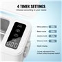 VEVOR Nettoyeur à Ultrasons 470 mL Appareil de Nettoyage Ultrasonique Domestique avec Panier Bac Ultrasons en Acier Inoxydable p