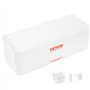VEVOR Nettoyeur à Ultrasons 470 mL Appareil de Nettoyage Ultrasonique Domestique avec Panier Bac Ultrasons en Acier Inoxydable p