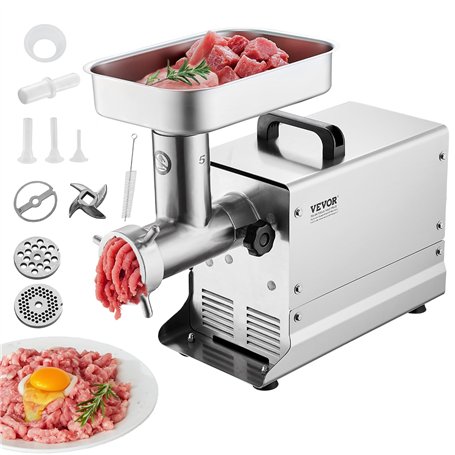 VEVOR Hachoir à Viande Électrique Commercial Capacité 2