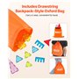 VEVOR Tuiles magnétiques, 121 PCS, Blocs de Construction magnétiques pour Enfants, Jouets éducatifs STEM à empiler avec 2 Bases 