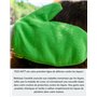 TickMitt Gant anti-tiques (Enlève les tiques sans effort humains et animaux, Parfait pour enlever tiques sans produits chimiques