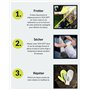 TickMitt Gant anti-tiques (Enlève les tiques sans effort humains et animaux, Parfait pour enlever tiques sans produits chimiques