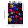 dossiers décoratifs de fleurs et de lignes