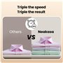 Neakasa Magic 1 Défroisseur vapeur portable avec aspiration, compact et pliable, pas de planche à repasser nécessaire, utilisati