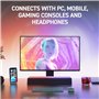 CREATIVE Stage SE Mini Barre de Son compacte avec Bluetooth 5.3, Audio numérique USB, pour PC et Mobile