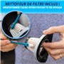 ThisWorx Aspirateur Voiture Puissant - Mini Aspirateur à Main 110W, 12V avec 3 Embouts et Sac de Transport, Cordon 5 m, Accessoi