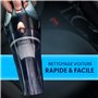 ThisWorx Aspirateur Voiture Puissant - Mini Aspirateur à Main 110W, 12V avec 3 Embouts et Sac de Transport, Cordon 5 m, Accessoi