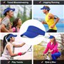FCHUI Casquette pare-soleil – Casquette de baseball pour femme et femme, longue visière plus épaisse, bandeau réglable pour le g