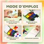 YPLUS Kit de peintures aquarelles : boîte de peinture à l'eau de qualité supérieure, kit parfait pour les débutants et les profe