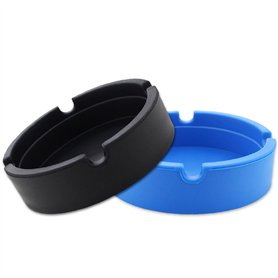MaNeaz 8Cm 2 Pièces Silicone Cendrier Exterieur Interieur Ashtray Cendrier Intérieur Extérieur Cendrier Extérieur De Table Cendr