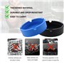 MaNeaz 8Cm 2 Pièces Silicone Cendrier Exterieur Interieur Ashtray Cendrier Intérieur Extérieur Cendrier Extérieur De Table Cendr