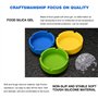 MaNeaz 8Cm 2 Pièces Silicone Cendrier Exterieur Interieur Ashtray Cendrier Intérieur Extérieur Cendrier Extérieur De Table Cendr