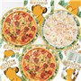 Vaisselle de Le Roi Lion 69 Pièces Décoration de Le Thème du Roi Lion Jungle Animaux Ensemble de Vaisselle de Fête avec Assiette