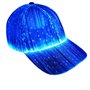 Ruconla Casquette à fibre optique LED avec 7 couleurs lumineuses EDC - Chargement USB - Casquette lumineuse même pour fête d'Hal
