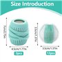 2 pièces réutilisables en silicone pour le linge avec 12 boules de lavage pour