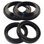 AHL Joint spi de fourche avec cache poussière pour Yamaha XV535 Virago 1996-2003 / Yamaha XV535 S Virago 1994-1997 / Yamaha DT12