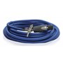 Fat Toad Speakon vers câbles mâles de 6,35 mm (lot de 2) 7,6 m pour haut-parleur DJ professionnel bleu avec connecteur à verroui