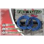 Fat Toad Speakon vers câbles mâles de 6,35 mm (lot de 2) 7,6 m pour haut-parleur DJ professionnel bleu avec connecteur à verroui