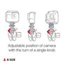 RAM MOUNT approprié pour GOPRO ADAPTER W/ 1" BALL