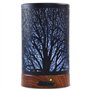 Diffuseur d'Huiles Essentielles Ultrasonique Aromathérapie Electrique en Métal avec 7-Couleurs Changeantes