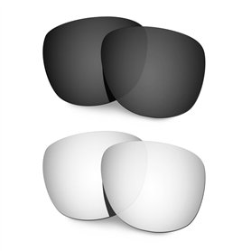 HKUCO Renforcer Rechange Lentille Pour Oakley Trillbe X Noir/Titane Des lunettes de soleil