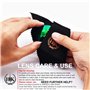 HKUCO Renforcer Rechange Lentille Pour Oakley Trillbe X Noir/Titane Des lunettes de soleil