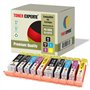 TONER EXPERTE PGI-550XL CLI-551XL 10 XL Cartouches d'encre compatibles avec Canon iP7250 iP8750 iX6850 MX925 MX725 MG5650 MG6350