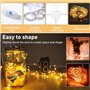 8 Modes d'Eclairage USB Télécommande avec Minuterie .Etanche IP4