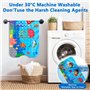 POWZOO Tapis de Bain Bébé,Douche Antiderapant pour Enfants,Tapis Douche Antidérapant,100 x 40 cm Tapis de Bain Antidérapant avec