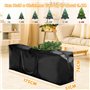 ZLPBAO XXXL Sac de Rangement pour Coussins de Meubles de Jardin Sapin Noel Sac de Rangement, Housse de Protection pour Coussins 