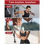 Bandes de Résistance, Elastique Musculation, 6 Bande de Resistance Musculation, avec Ancrage de Porte, Poignées, Sangles de Chev