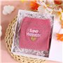 BOFUNX Chaussettes Paillettes Femme Super Maîtresse Chaussettes Socquettes Rose d’amour Respirant Anniversaire Fête Noël Cadeau 