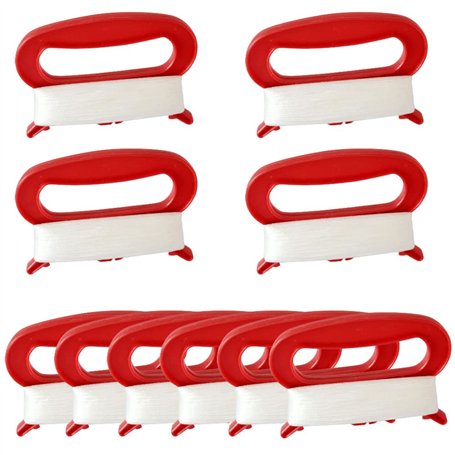 Lot de 10 poignées pour cerf-volant volant avec planche à remonter - Outil de sport de plein air pour parcs