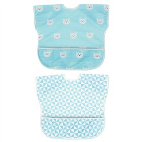 Bavoir à Manches Longue pour Bébé alimentation Imperméable à l'eau Blouse Tablier Bavoir de Bébé Manches Longues Bavette Impermé