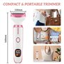 NXPZ Rasoir Électrique Femme, 5-en-1 Rasoir Électrique Femme, Épilateur Intime Femme Sans Douleur, pour Bikini, Aisselles, Jambe