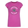 T shirt à manches courtes Enfant Converse CHUCK PATCH TEE 468992 A3J Rose