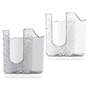 Lot de 2 boîtes de rangement pour lingettes humides