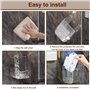 Lot de 2 boîtes de rangement pour lingettes humides, support mural, distributeur de lingettes humides, boîte à lingettes autocol